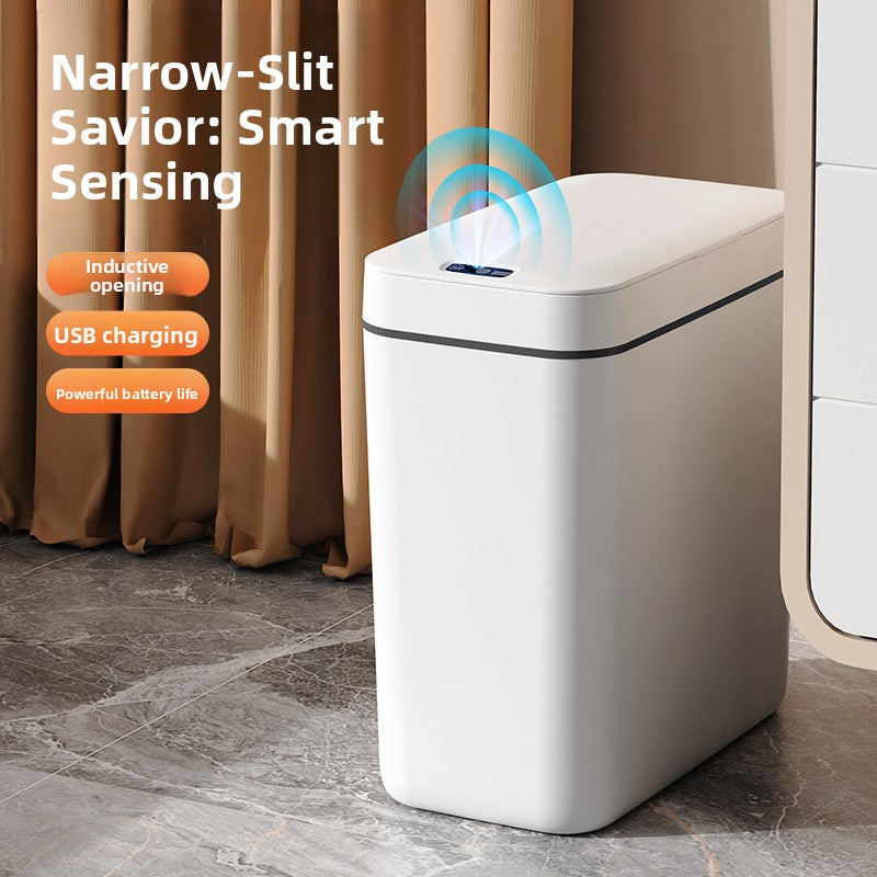 Automatic Sensor Kitchen Bathroom Flip Top Trash Can