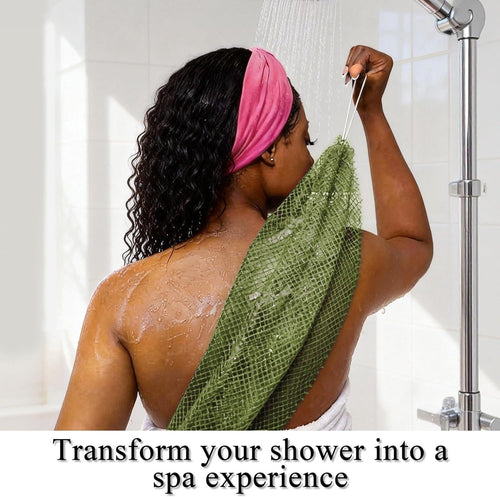 Elastic bath towel
