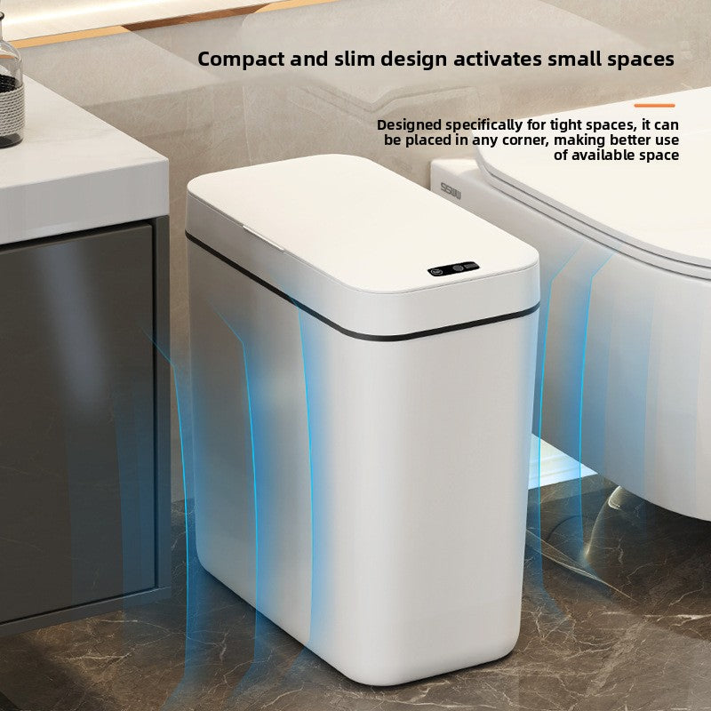 Automatic Sensor Kitchen Bathroom Flip Top Trash Can